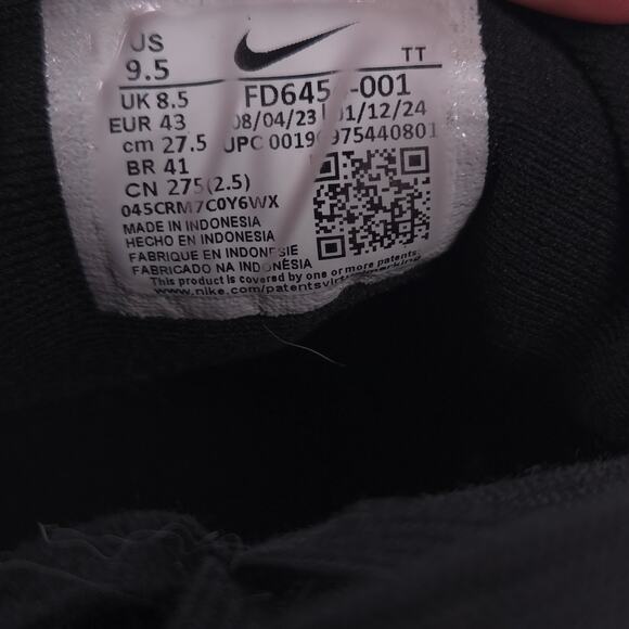 Nike Downshifter 13 Athletic Running Shoe Mens Size 9.5 FD6454-001 Black White - Picture 10 of 10